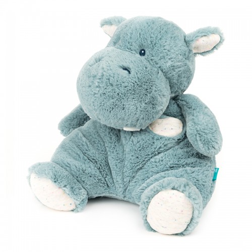 Gund Oh So Snuggly Hippo 12.5" Plush Toy | 0 months+ | Baby Soft Toy | Stuffed Toy